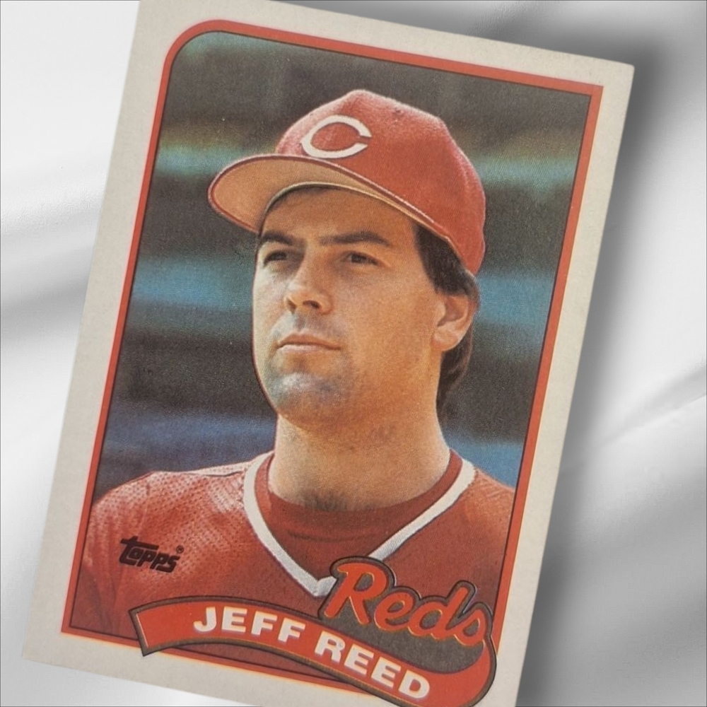 Topps Reds Baseball Card Jeff Redd Cincinnati REDS